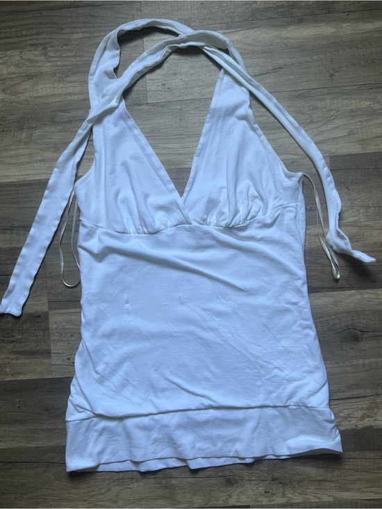H&M Tops - White Halter Tank Top H&M